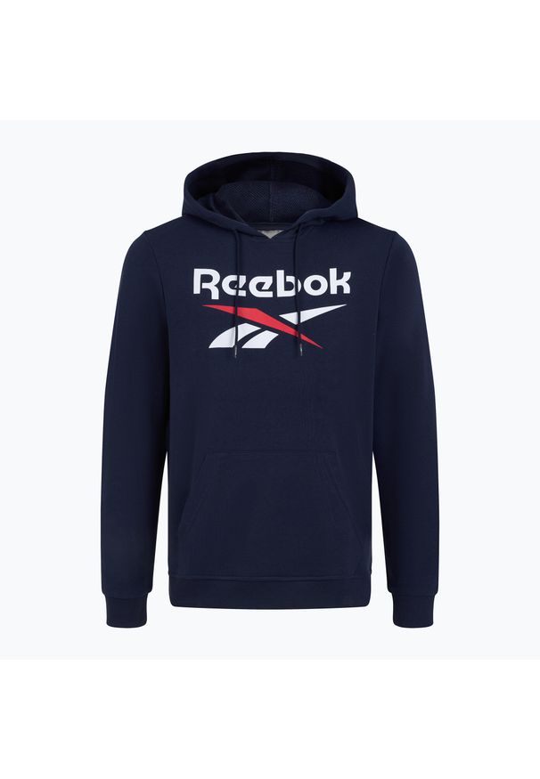 Reebok Fitness - Bluza Reebok Identity Big Logo FT Hoodie. Kolor: niebieski. Sport: fitness