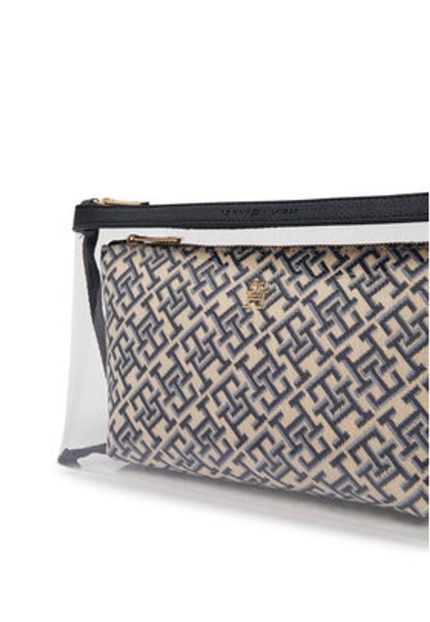TOMMY HILFIGER - Tommy Hilfiger Zestaw kosmetyczek Th Icon Washbag 2 Pack Jacq AW0AW18708 Kolorowy. Materiał: syntetyk. Wzór: kolorowy