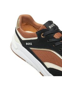 BOSS - Boss Sneakersy Skylar Runn memxmt 50530254 Beżowy. Kolor: beżowy. Materiał: materiał #2