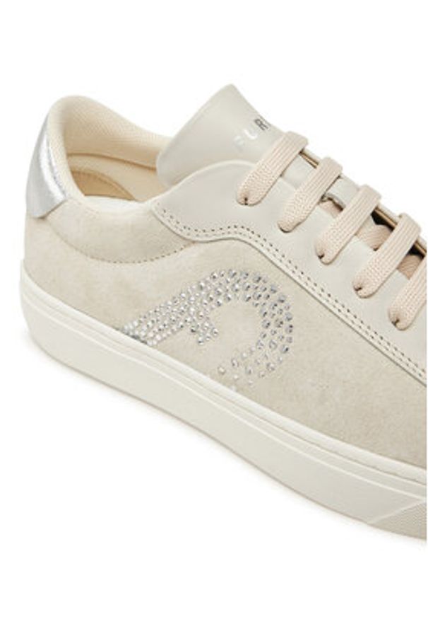 Furla Sneakersy Enjoy YJ11ENJ-BX3710-3722S-4-401-20-PT-3500 S Beżowy. Kolor: beżowy. Materiał: zamsz, skóra