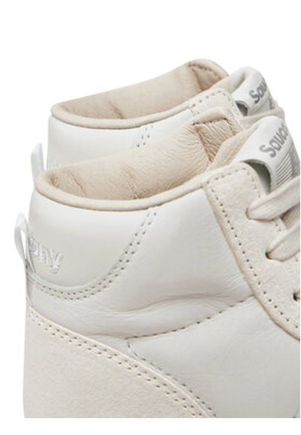 Saucony Sneakersy Jazz Court S70722 Biały. Kolor: biały. Materiał: skóra