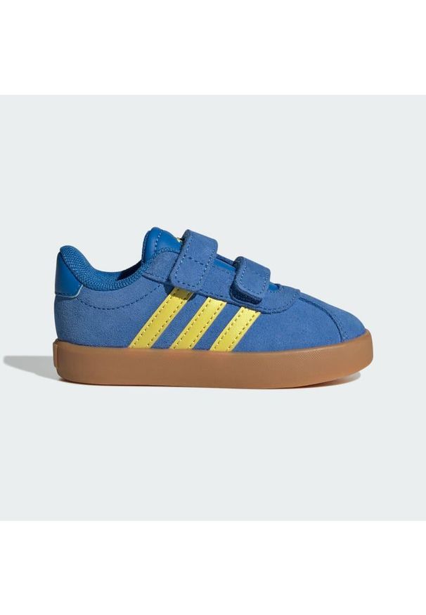 Adidas - Buty VL Court 3.0. Kolor: zielony, wielokolorowy, niebieski, brązowy. Sport: skateboard