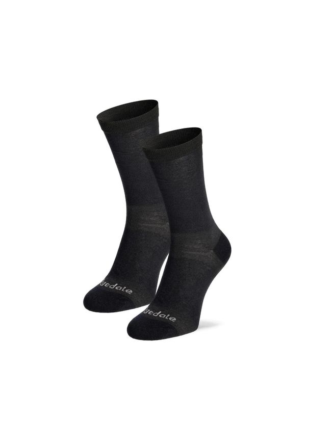 BRIDGEDALE - Skarpetki trekkingowe męskie Bridgedale Base Layer Coolmax Liner długie ,2 pary. Kolor: czarny. Materiał: lycra, poliester, nylon, elastan, poliamid. Sport: outdoor