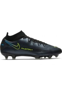 Buty piłkarskie Nike Phantom Gt Elite Dynamic Fit Fg M CW6589-090 czarny metal czarne. Nosek buta: otwarty. Zapięcie: sznurówki. Kolor: czarny. Materiał: syntetyk. Szerokość cholewki: normalna. Sport: piłka nożna
