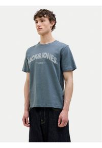 Jack & Jones - Jack&Jones T-Shirt Almeria 12276962 Niebieski Regular Fit. Kolor: niebieski. Materiał: bawełna