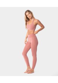 Legginsy dla kobiet na siłownię Carpatree Mystic. Kolor: różowy. Sport: fitness