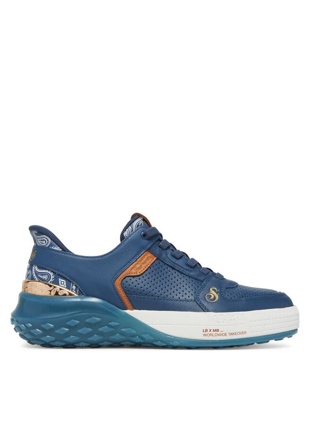 skechers - Sneakersy Skechers. Kolor: niebieski