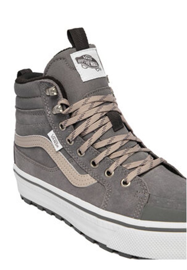 Vans Tenisówki MTE Sk8-Hi Waterproof Insulated VN000DAQ1MG1 Szary. Kolor: szary. Materiał: materiał
