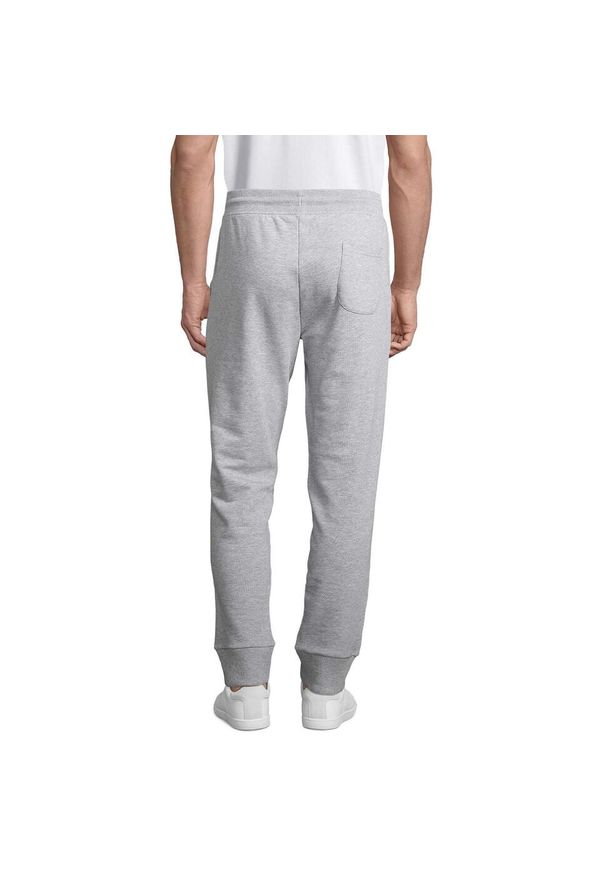 SOL'S - Męskie Spodnie Do Biegania Jet Melange. Kolor: szary. Materiał: dresówka