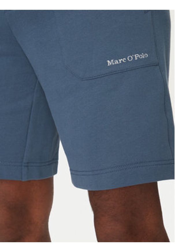 Marc O'Polo Szorty sportowe 523 4024 17010 Niebieski Regular Fit. Kolor: niebieski. Materiał: bawełna. Styl: sportowy