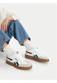 Reebok Sneakersy CEO-FORTE LOUNGER DOUBLE UP AR30255WWCX Biały. Kolor: biały. Materiał: skóra, zamsz #1