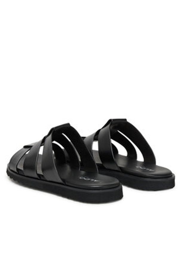 Aldo Klapki Light 13914641 Czarny. Kolor: czarny. Materiał: skóra