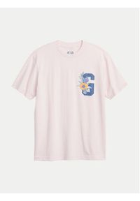 GAP - Gap T-Shirt 586480-03 Różowy Regular Fit. Kolor: różowy. Materiał: bawełna #6