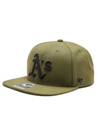 47 Brand Czapka z daszkiem MLB Oakland Athletics Ballpark Camo 47 CAPTAIN B-BCAMO18WBP-SW Zielony. Kolor: zielony. Materiał: materiał