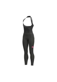 ALÉ CYCLING - Spodnie rowerowe damskie Alé Cycling R-EV1 Future Warm Bib. Kolor: wielokolorowy, różowy, czarny