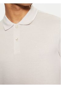 Calvin Klein Polo K10K114475 Beżowy Regular Fit. Typ kołnierza: polo. Kolor: beżowy. Materiał: bawełna