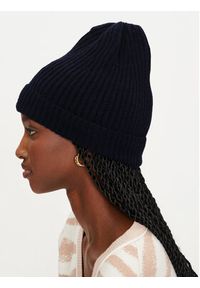 Pinko Czapka Lambkin Cuffia AI 24-25 BLK01 104489 A1CH Granatowy. Kolor: niebieski. Materiał: wełna #3