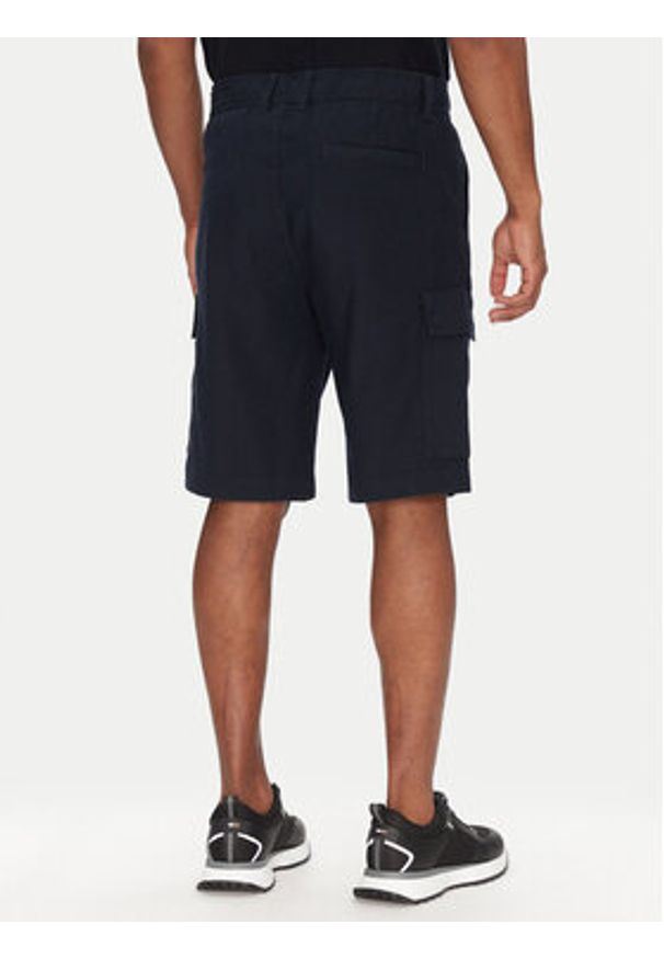 BOSS Szorty materiałowe Sisla-9 50536888 Granatowy Slim Fit. Kolor: niebieski. Materiał: syntetyk