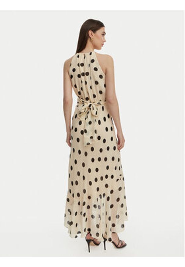 Marella Sukienka koktajlowa Fiero 2613221112 Beżowy Regular Fit. Kolor: beżowy. Materiał: wiskoza. Styl: wizytowy