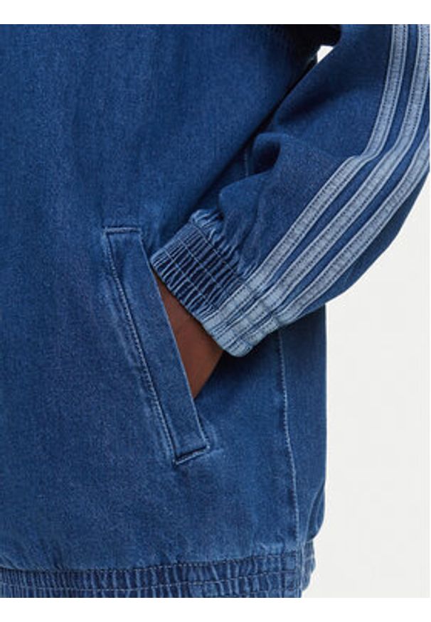 Adidas - adidas Kurtka jeansowa adicolor Denim Adilenium JY2896 Niebieski Oversize. Kolor: niebieski. Materiał: bawełna