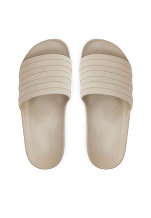 Adidas - adidas Klapki adilette IE1456 Beżowy. Kolor: beżowy