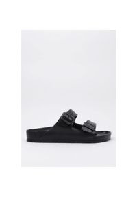 Klapki męskie Birkenstock Arizona Eva. Zapięcie: bez zapięcia. Kolor: czarny. Materiał: materiał, syntetyk. Szerokość cholewki: normalna