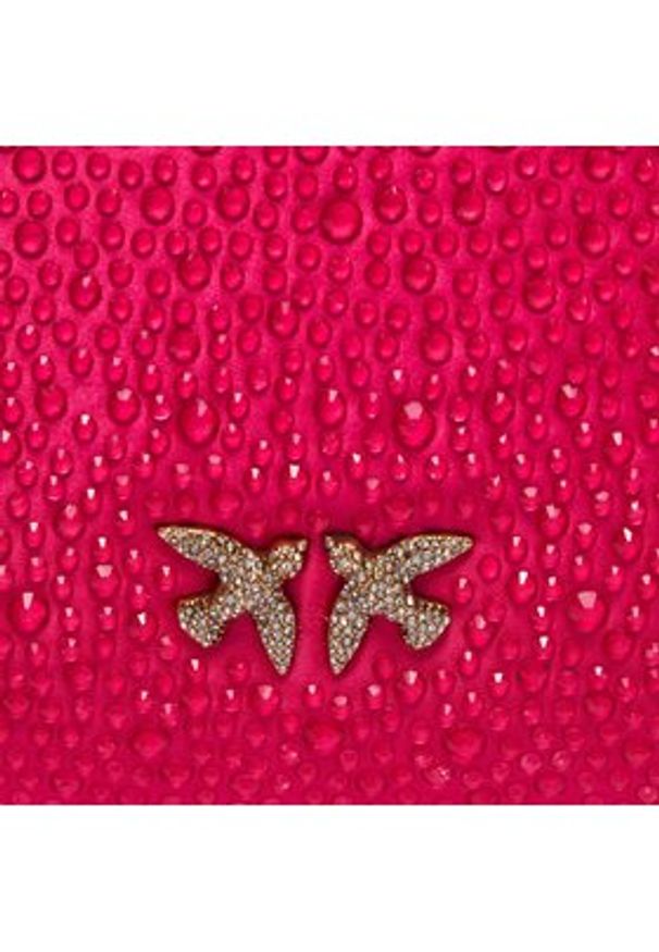 Pinko - PINKO Torebka Knots Mini Pouch PE 24 PLTT 102770 A1KJ Czerwony. Kolor: czerwony