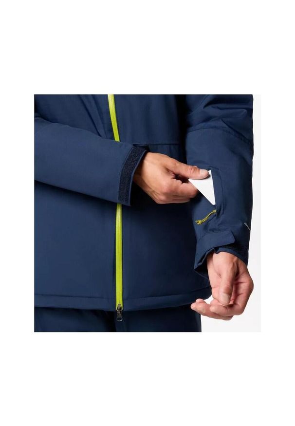 columbia - Kurtka narciarska męska Columbia Iceberg Point II Jacket z kapturem. Typ kołnierza: kaptur. Kolor: niebieski. Sezon: zima. Sport: narciarstwo