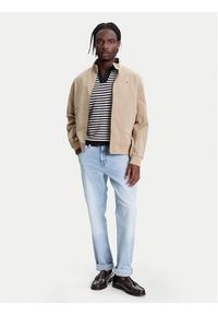 TOMMY HILFIGER - Tommy Hilfiger Kurtka bomber Harrington MW0MW39637 Beżowy Regular Fit. Kolor: beżowy. Materiał: syntetyk #5