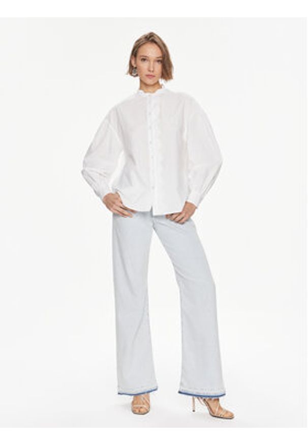 TwinSet - TWINSET Koszula 241TP2080 Biały Relaxed Fit. Kolor: biały. Materiał: bawełna