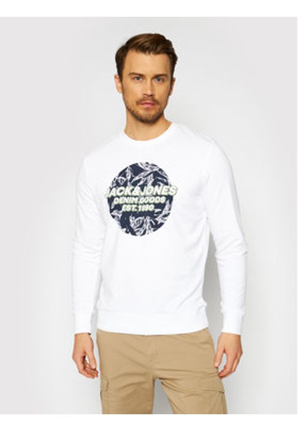 Jack & Jones - Bluza Jack&Jones. Kolor: biały