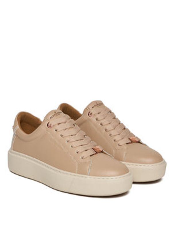Alexander Smith Sneakersy London ALBCLHW-8012-TNU Beżowy. Kolor: beżowy. Materiał: skóra