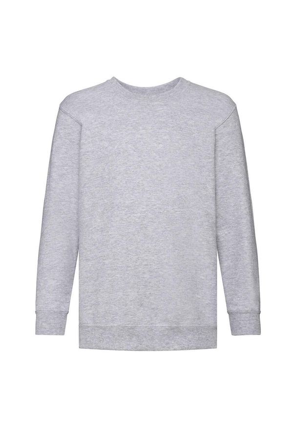 FRUIT OF THE LOOM - Bluza Dziecięca Classic Setin. Kolor: szary
