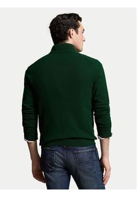 Polo Ralph Lauren Sweter 710876756014 Zielony Regular Fit. Typ kołnierza: polo. Kolor: zielony. Materiał: wełna