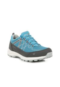 Regatta - Damskie buty trekkingowe Lady Samaris Lite Low niebieskie. Okazja: na spacer. Kolor: wielokolorowy, szary, niebieski. Materiał: poliester