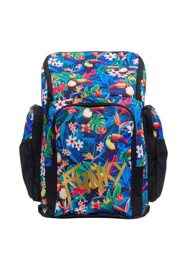 FUNKY TRUNKS - Plecak sportowy FUNKY Space Case Birdie Wordie. Kolor: zielony. Styl: sportowy