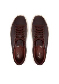 Clarks Sneakersy Craft Swift 26183285 Brązowy. Kolor: brązowy. Materiał: skóra #4