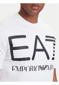EA7 Emporio Armani T-Shirt 7M002200 AF27188 U0002 Biały Regular Fit. Kolor: biały. Materiał: bawełna #3