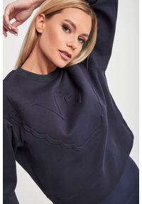 Emporio Armani - Bluza damska EMPORIO ARMANI. Materiał: bawełna. Długość rękawa: długi rękaw. Długość: długie #5
