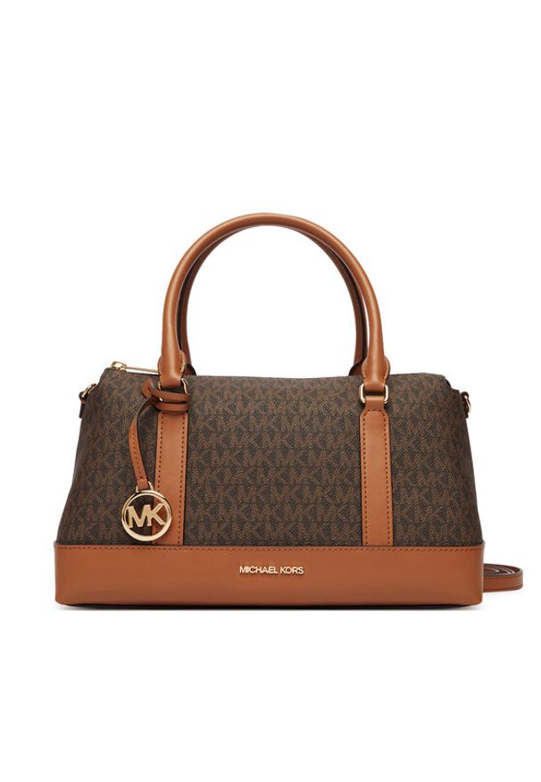 MICHAEL Michael Kors Torebka Andie 30S6G3PS2B Brązowy. Kolor: brązowy. Materiał: skórzane