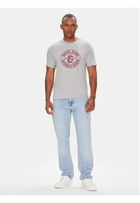 Guess Jeans T-Shirt M5YI29 K8HM0 Szary Slim Fit. Kolor: szary. Materiał: bawełna #3