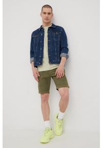 Tom Tailor kurtka jeansowa męska kolor granatowy przejściowa. Okazja: na co dzień. Kolor: niebieski. Materiał: jeans. Styl: casual #7