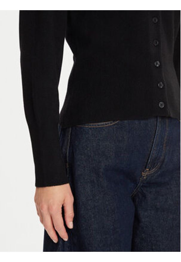 Vero Moda Kardigan Saba 10334777 Czarny Regular Fit. Kolor: czarny. Materiał: syntetyk