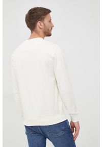 Pepe Jeans bluza bawełniana Dawson męska kolor beżowy z nadrukiem. Kolor: beżowy. Materiał: bawełna. Wzór: nadruk #3