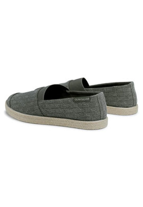 Quiksilver Espadryle AQYS700053 Szary. Kolor: szary. Materiał: materiał