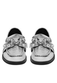 Eva Minge Loafersy AMARYLLIS-V1792B-315 Srebrny. Kolor: srebrny. Materiał: skóra #3
