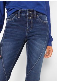 bonprix - Jeansy ze stretchem o kroju bootcut, mid waist. Kolor: niebieski #3