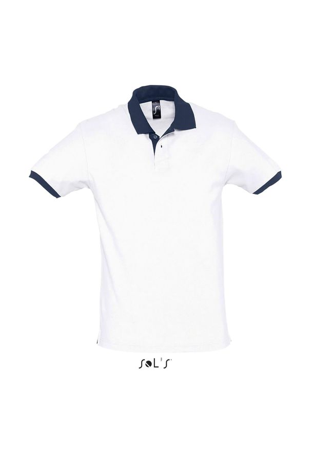 SOL'S - Polo Sol's Prince. Typ kołnierza: polo. Kolor: biały