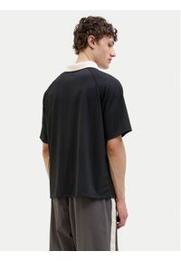 Jack & Jones - Jack&Jones Polo Lido 12276758 Czarny Loose Fit. Typ kołnierza: polo. Kolor: czarny. Materiał: syntetyk #7