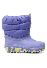 Crocs Śniegowce Classic Neo Puff T 207683 Fioletowy. Kolor: fioletowy
